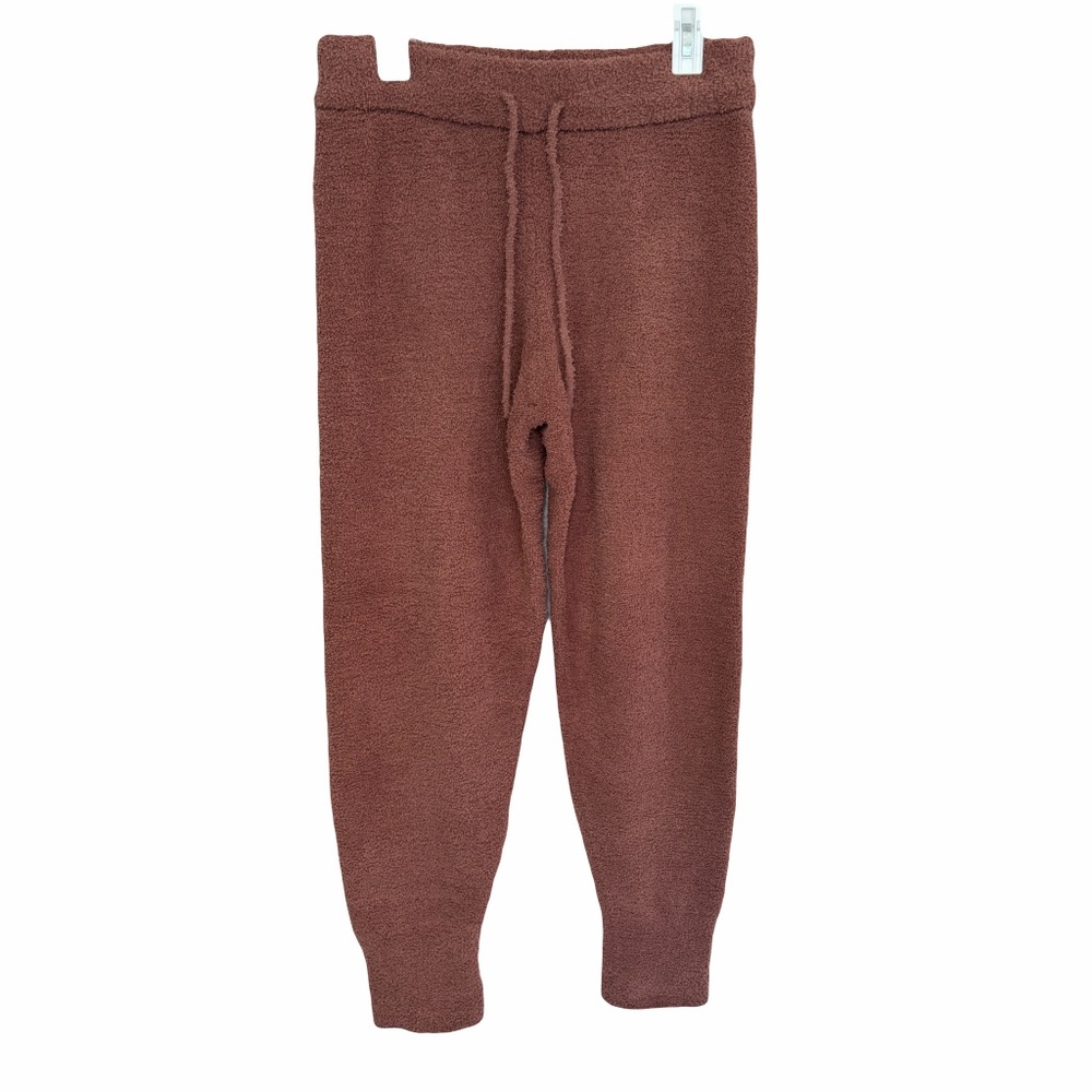 Daily Practice Anthropologie Cozy Knitted Loungewear Pull On Pants Rich Brown M